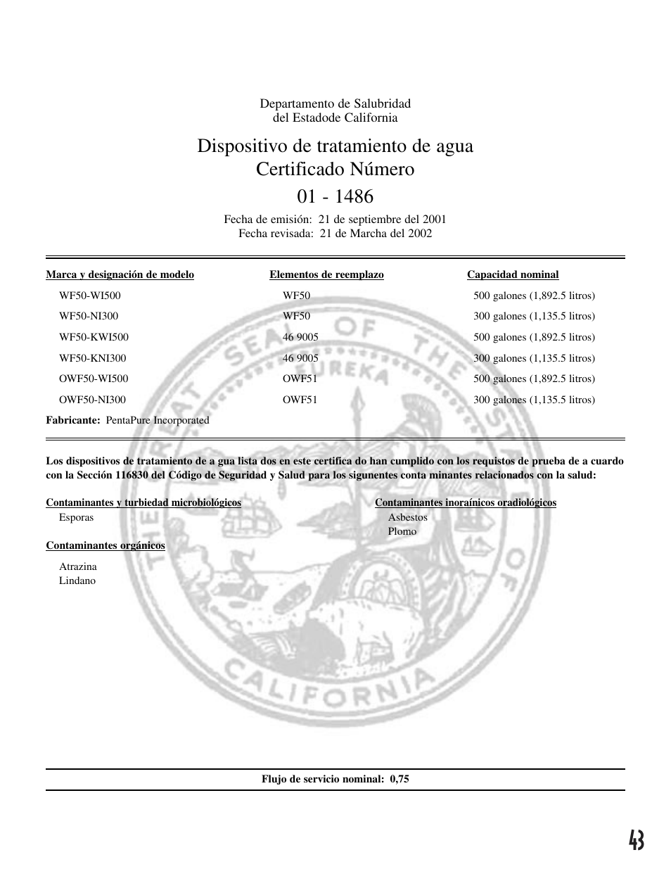 Amana Bottom-Freezer Refrigerator User Manual | Page 43 / 72