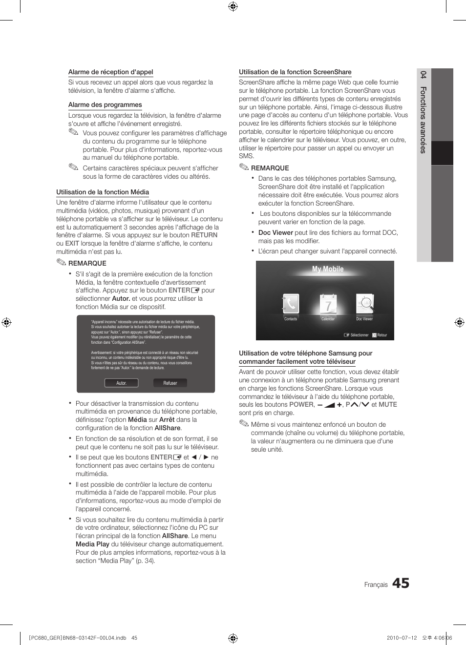 Samsung PS50C687G5S User Manual | Page 153 / 216