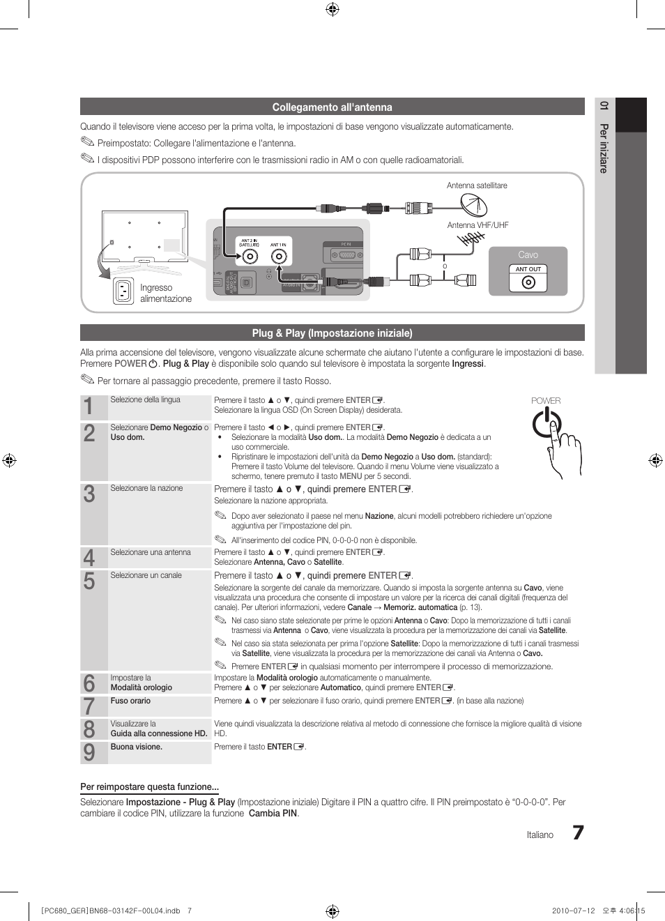 Samsung PS50C687G5S User Manual | Page 169 / 216