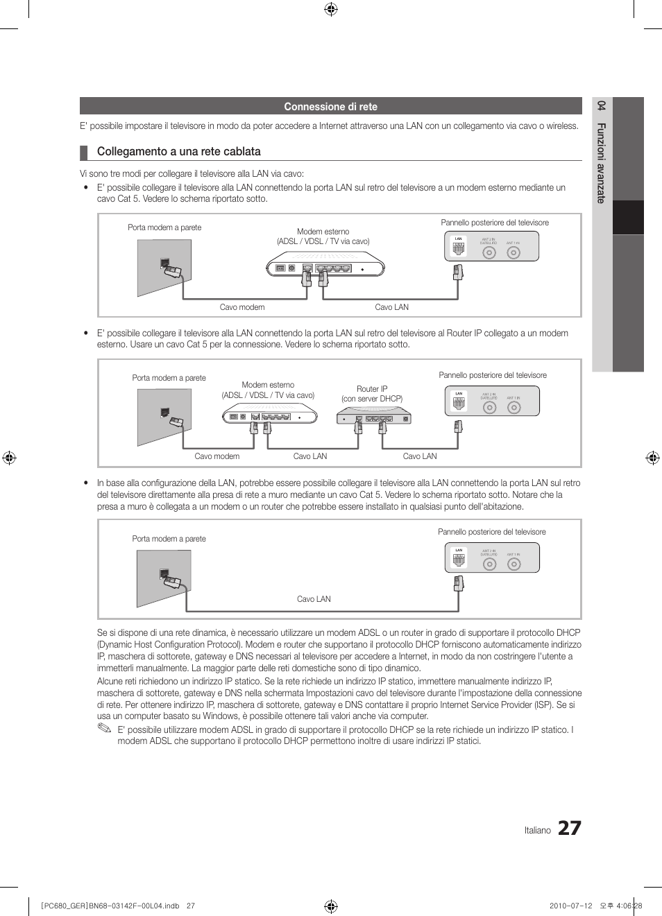 Samsung PS50C687G5S User Manual | Page 189 / 216
