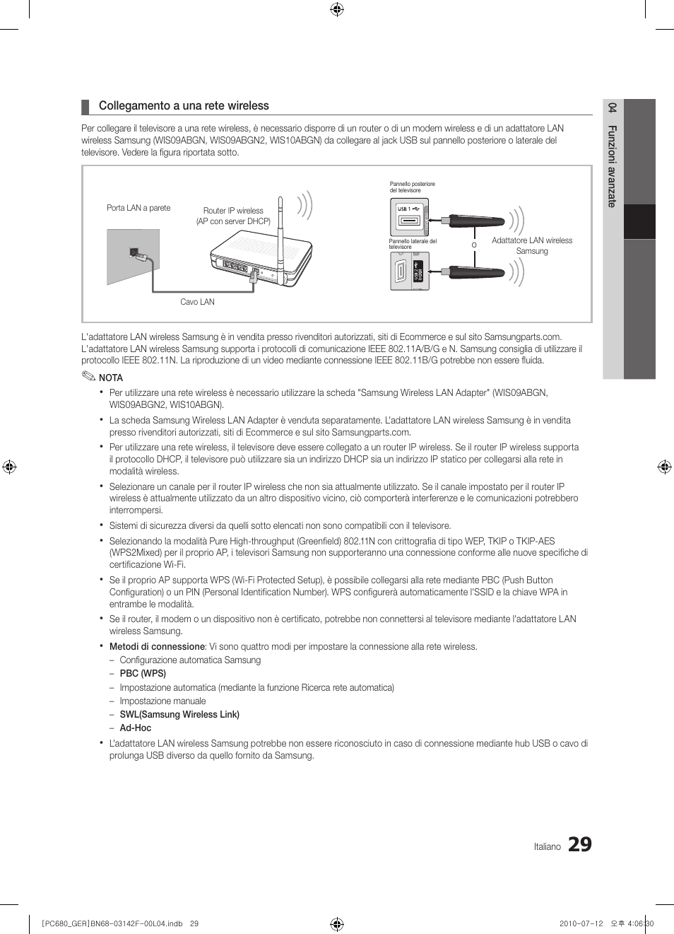 Samsung PS50C687G5S User Manual | Page 191 / 216