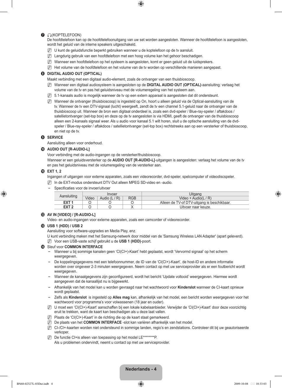 Samsung LE52B750U1W User Manual | Page 236 / 674