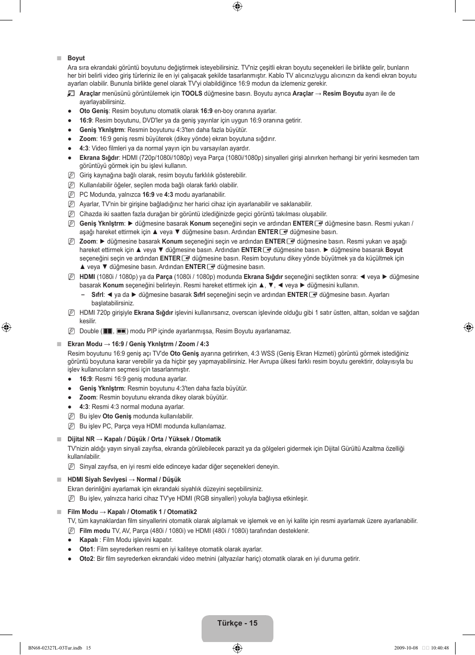 Samsung LE52B750U1W User Manual | Page 609 / 674