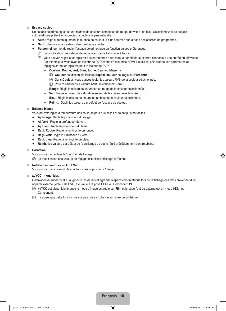 Samsung LE32B553M3P User Manual | Page 123 / 206