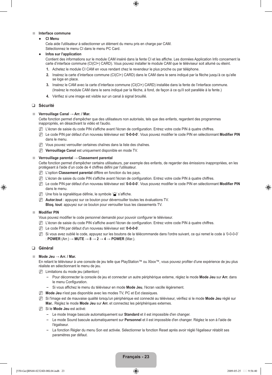 Samsung LE32B553M3P User Manual | Page 131 / 206