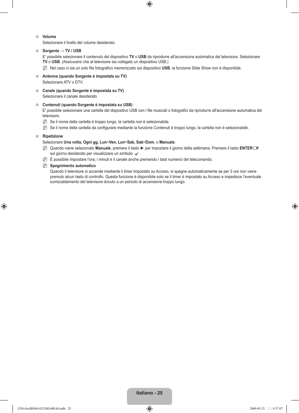 Samsung LE32B553M3P User Manual | Page 179 / 206
