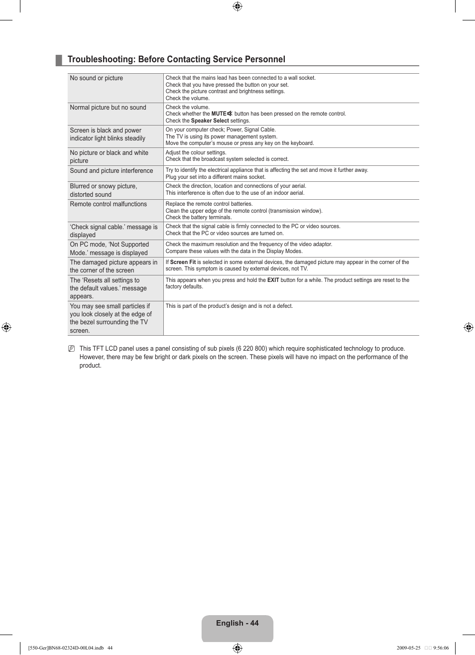 Samsung LE32B553M3P User Manual | Page 46 / 206