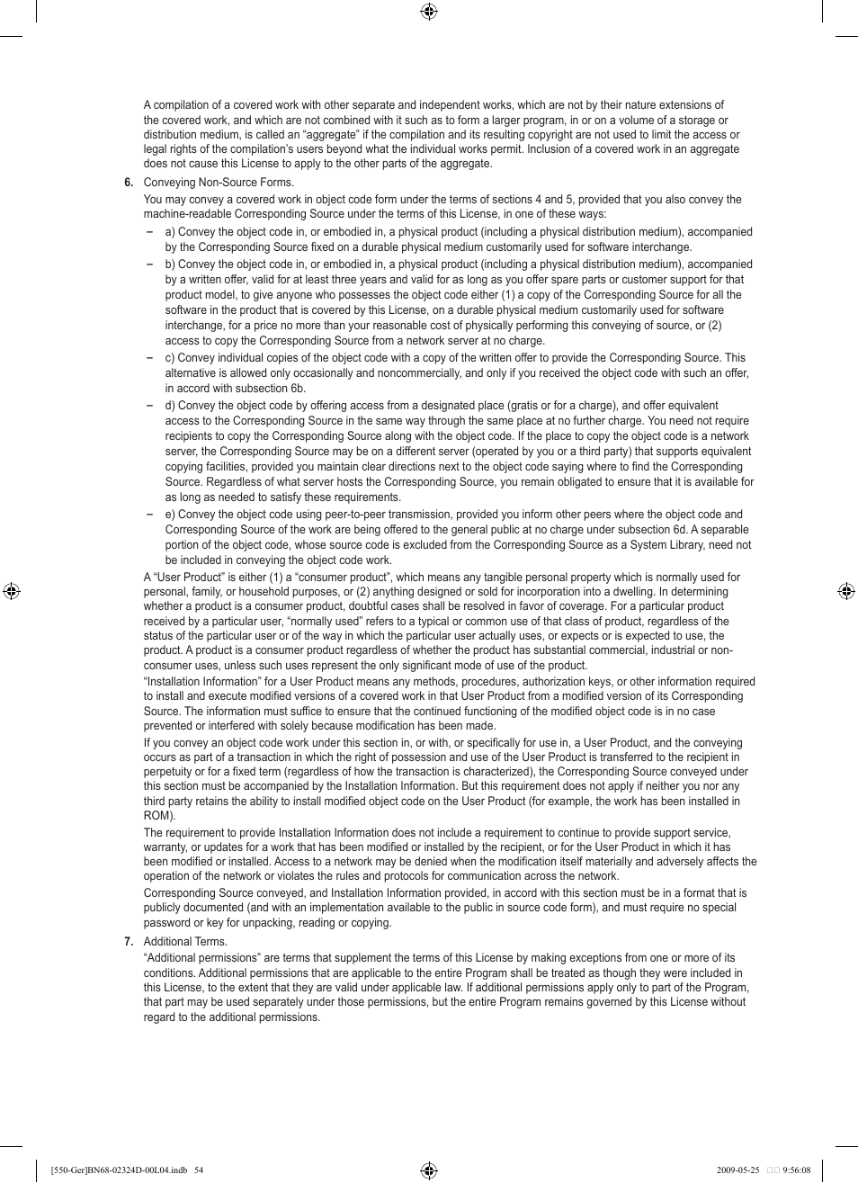 Samsung LE32B553M3P User Manual | Page 56 / 206