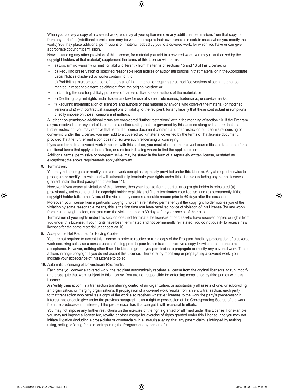 Samsung LE32B553M3P User Manual | Page 57 / 206