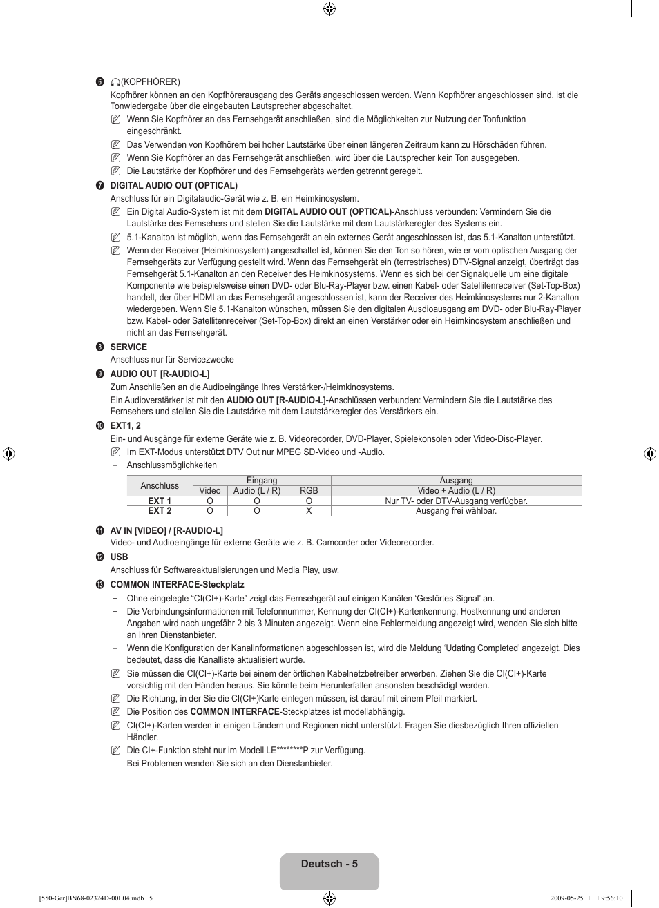 Samsung LE32B553M3P User Manual | Page 67 / 206
