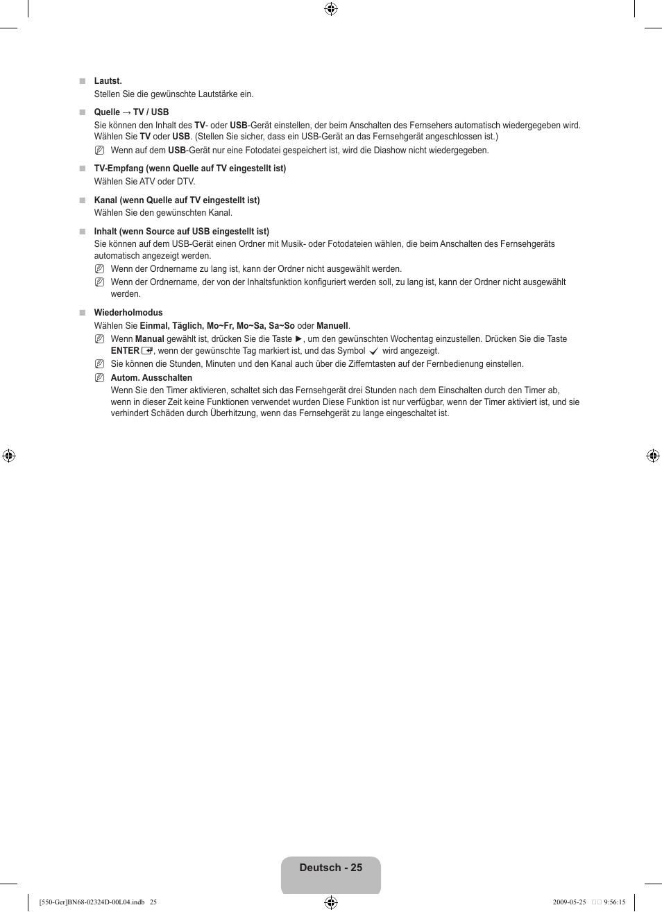 Samsung LE32B553M3P User Manual | Page 87 / 206
