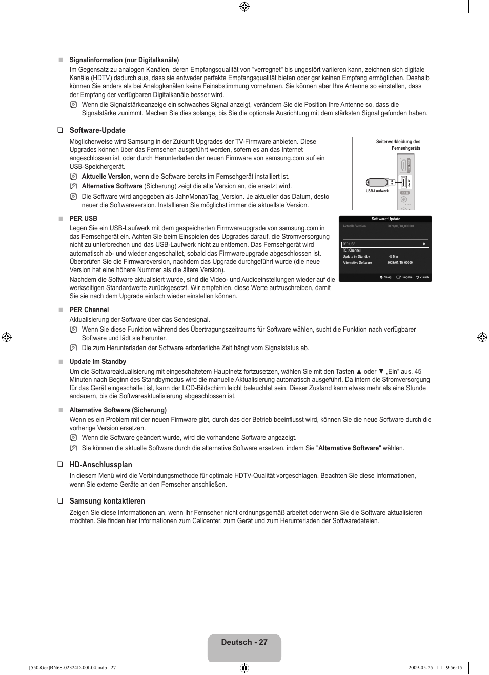 Samsung LE32B553M3P User Manual | Page 89 / 206