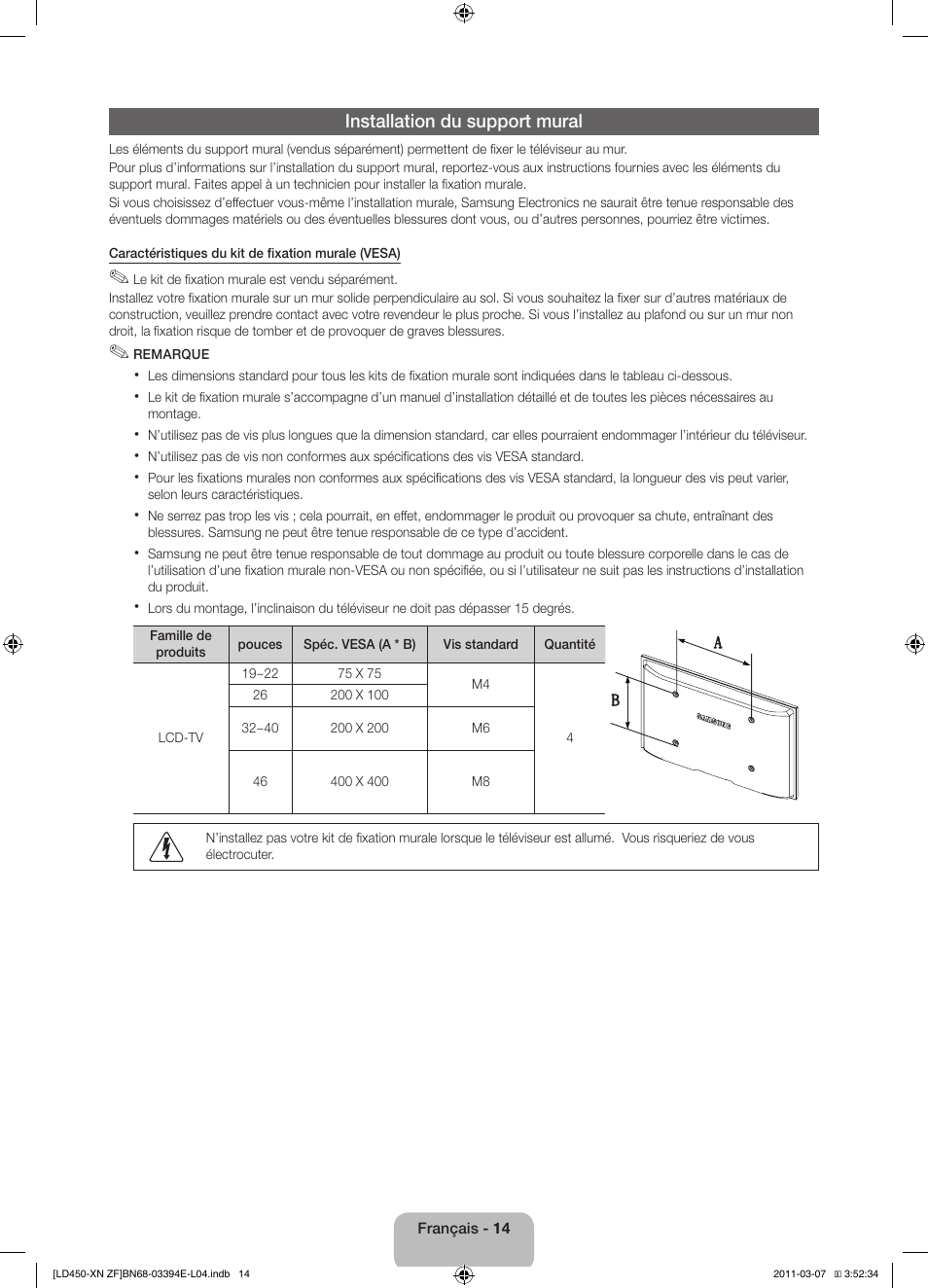 Samsung LE32D450G1W User Manual | Page 30 / 65