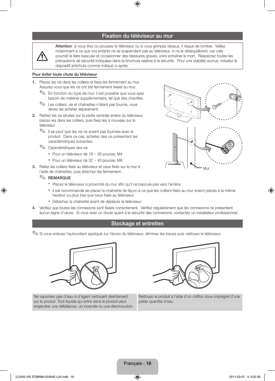 Samsung LE32D450G1W User Manual | Page 32 / 65