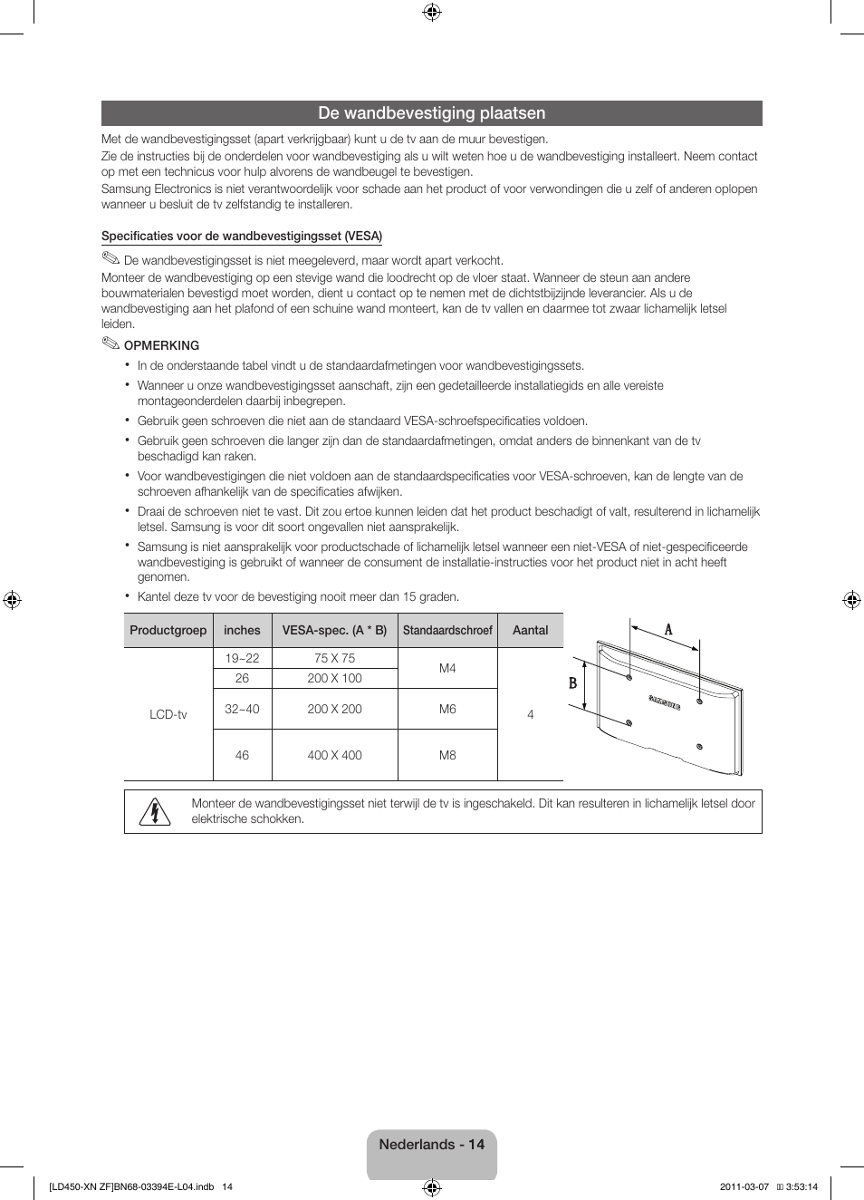 Samsung LE32D450G1W User Manual | Page 62 / 65