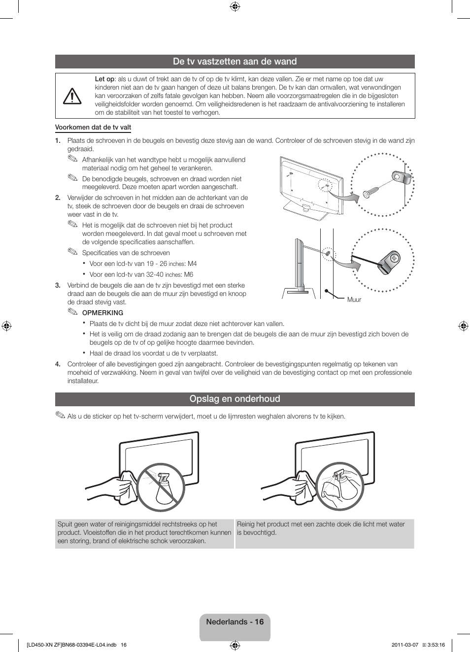 Samsung LE32D450G1W User Manual | Page 64 / 65