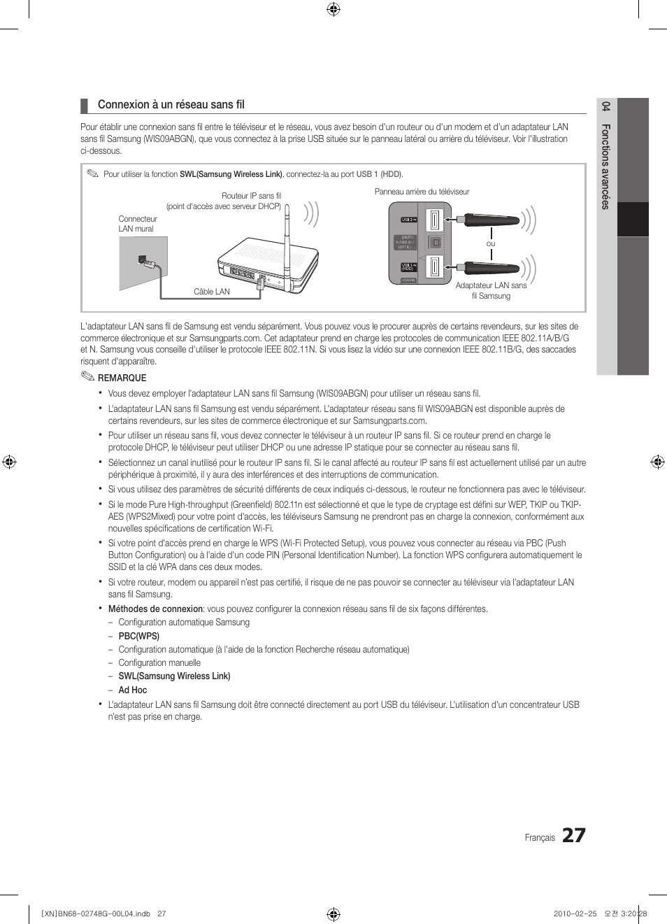 Samsung UE55C6000RW User Manual | Page 135 / 217
