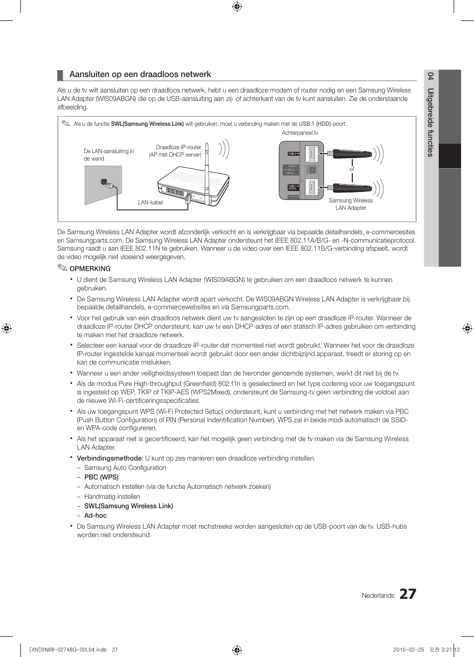 Samsung UE55C6000RW User Manual | Page 189 / 217