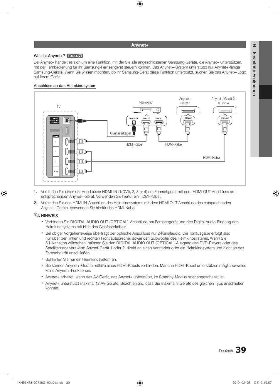 Samsung UE55C6000RW User Manual | Page 93 / 217