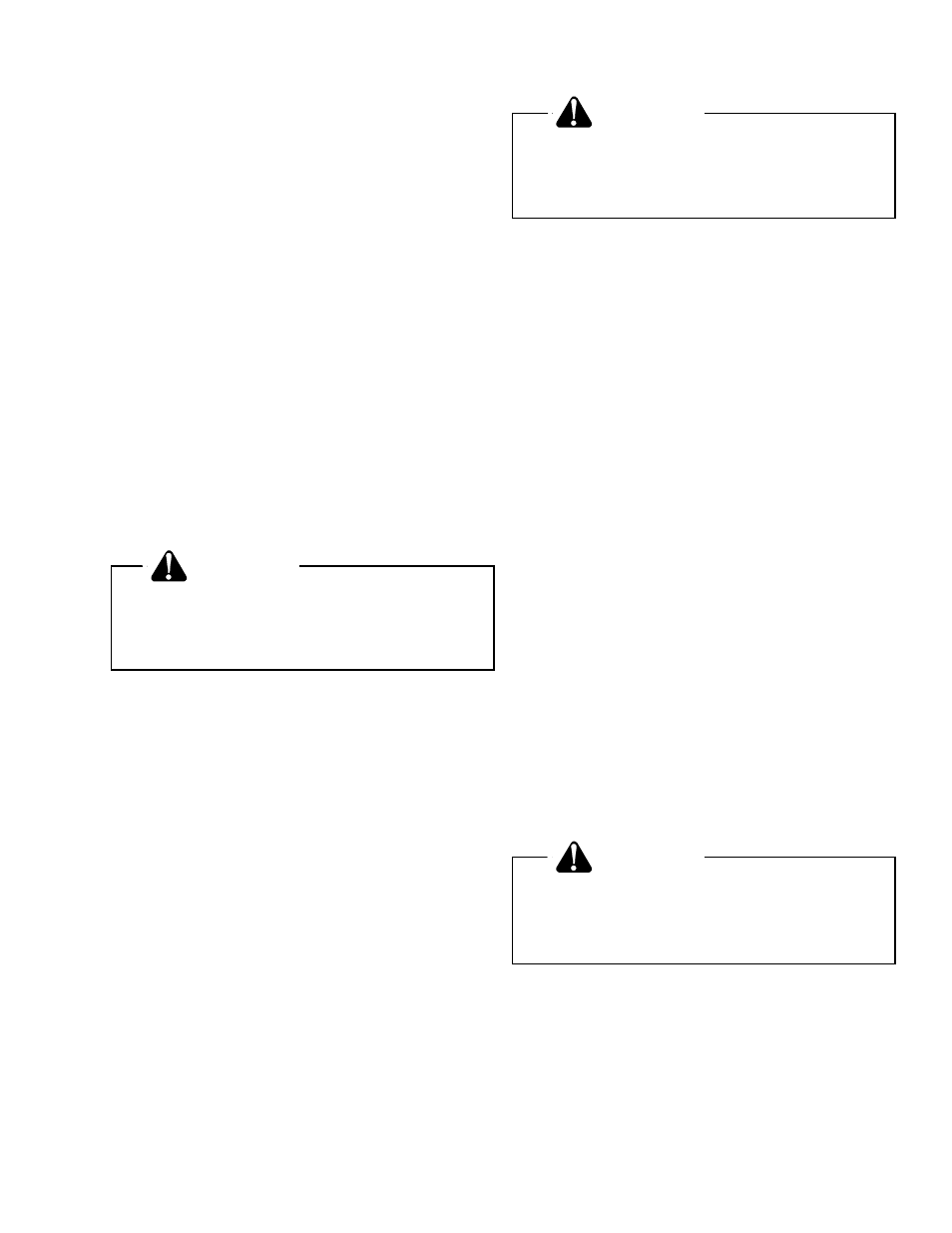 Warning | Amana PGC(24-60)B User Manual | Page 21 / 33