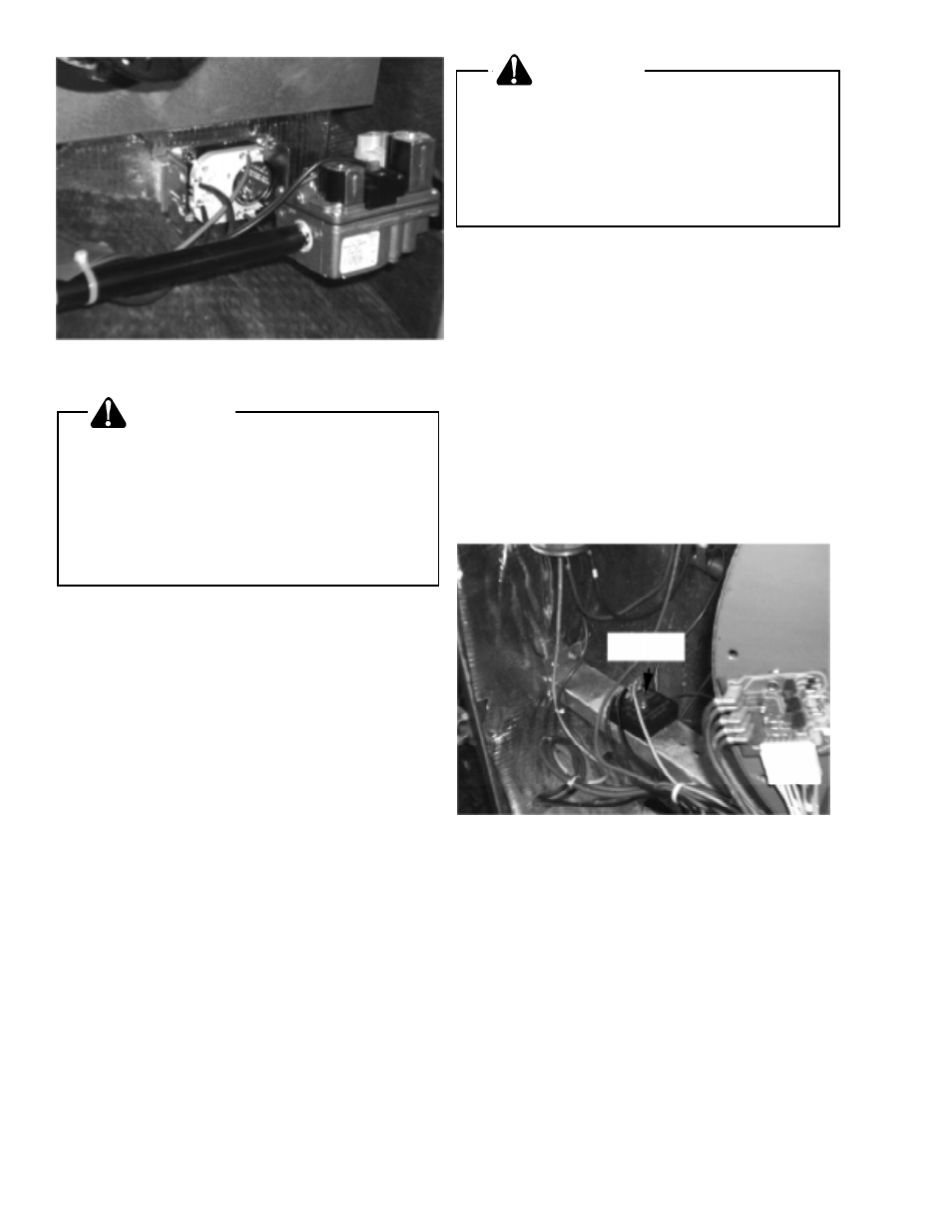 Caution, Warning | Amana PGC(24-60)B User Manual | Page 22 / 33