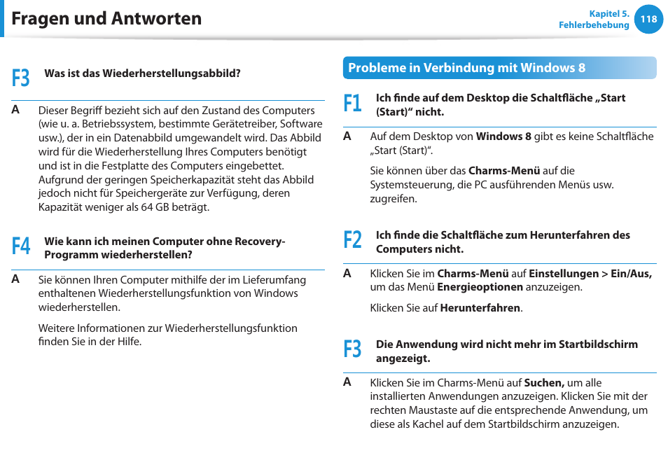 Fragen und antworten | Samsung DP505A2GI User Manual | Page 119 / 147