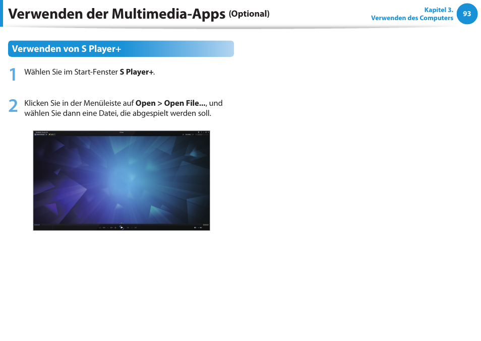 Verwenden der multimedia-apps | Samsung DP505A2GI User Manual | Page 94 / 147