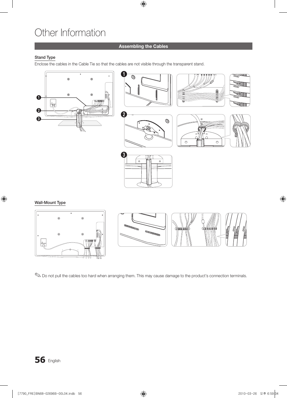 Other information | Samsung PS63C7700YS User Manual | Page 56 / 258