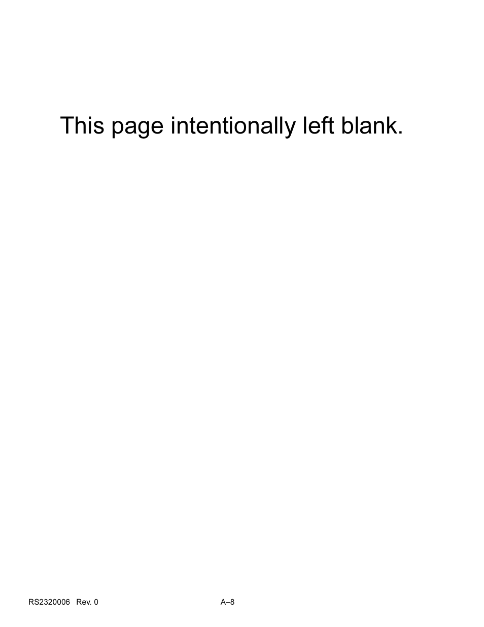 This page intentionally left blank | Amana RS2320006 User Manual | Page 24 / 39