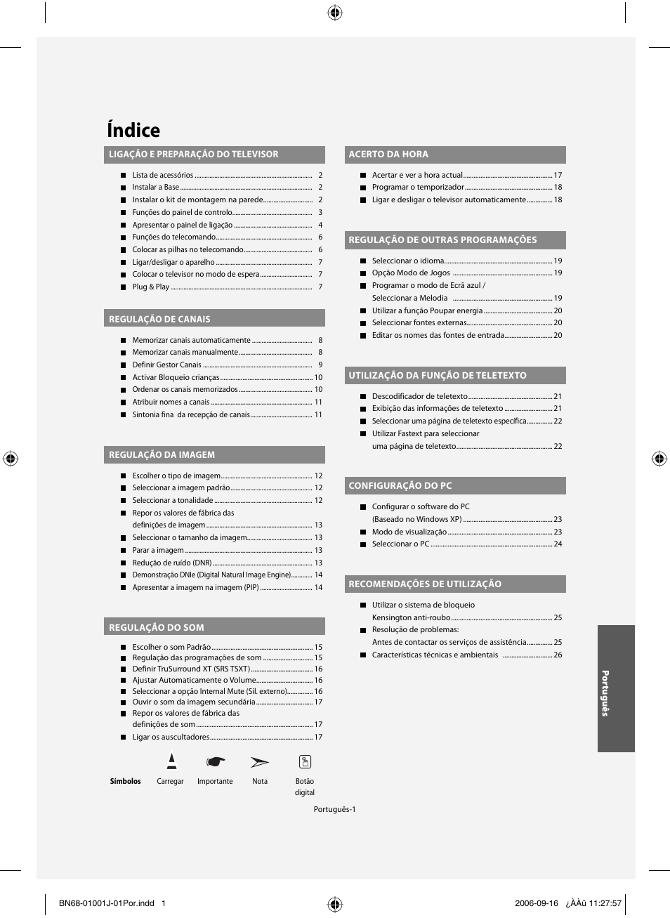 Índice | Samsung LE32R32B User Manual | Page 133 / 187