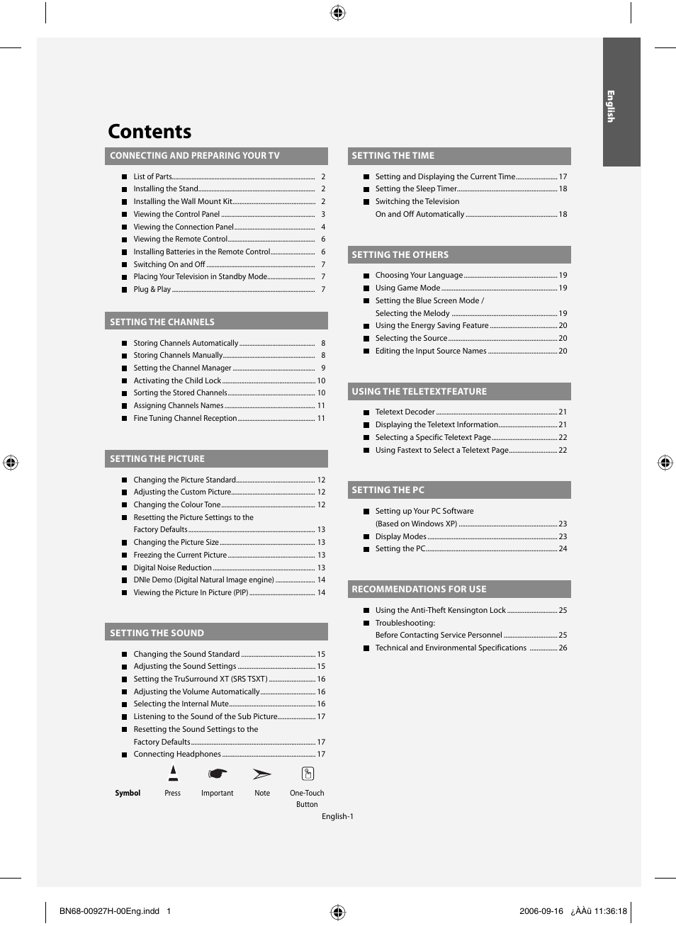 Samsung LE32R32B User Manual | Page 3 / 187