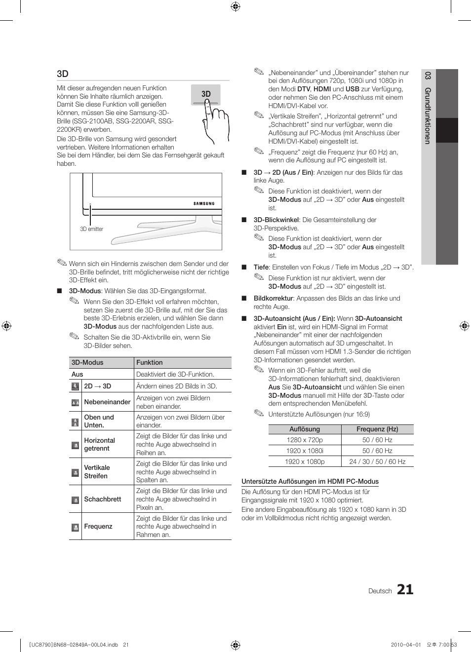 Samsung UE46C8700XS User Manual | Page 85 / 258