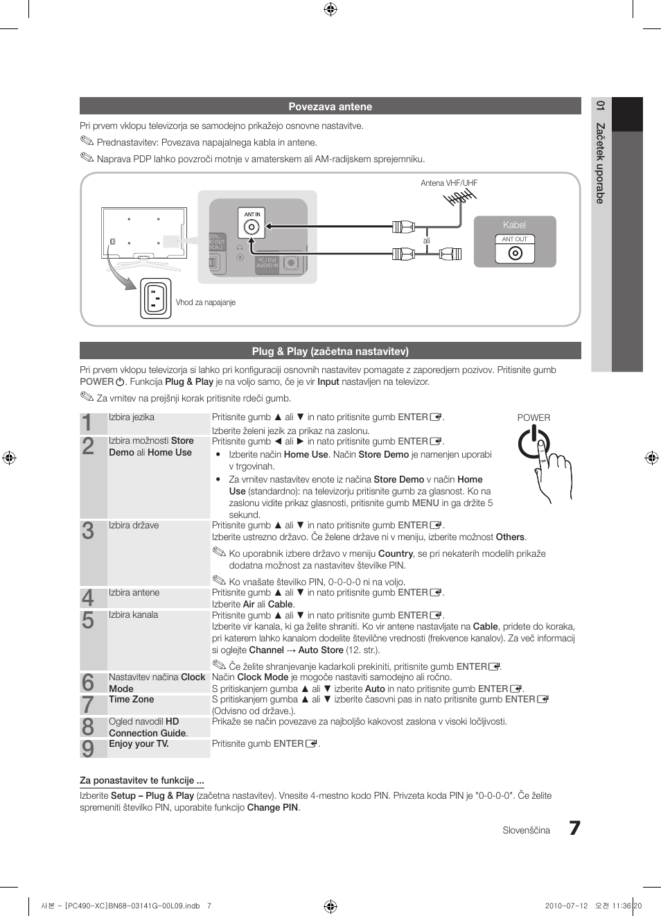 Samsung PS50C490B3W User Manual | Page 303 / 382