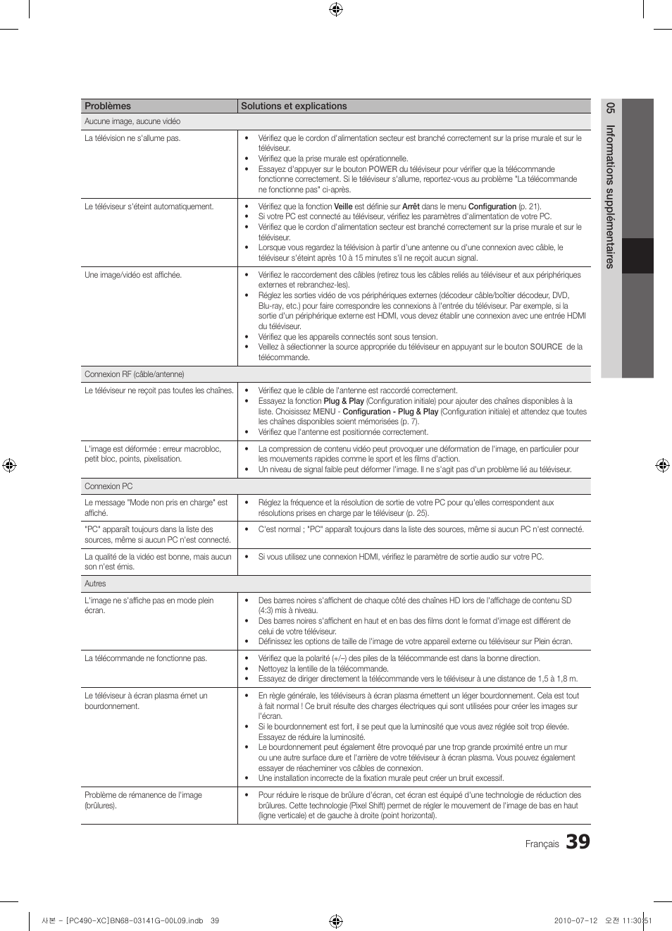 Samsung PS50C490B3W User Manual | Page 81 / 382