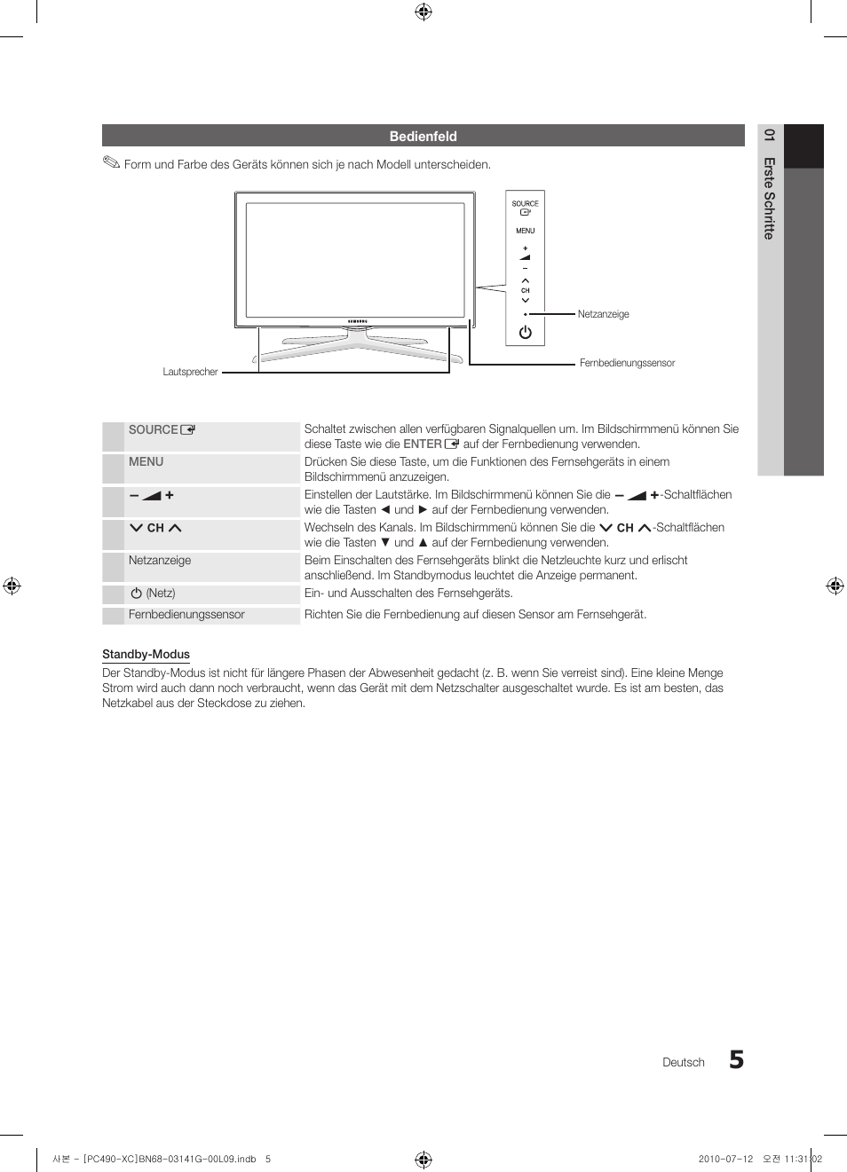 Samsung PS50C490B3W User Manual | Page 89 / 382