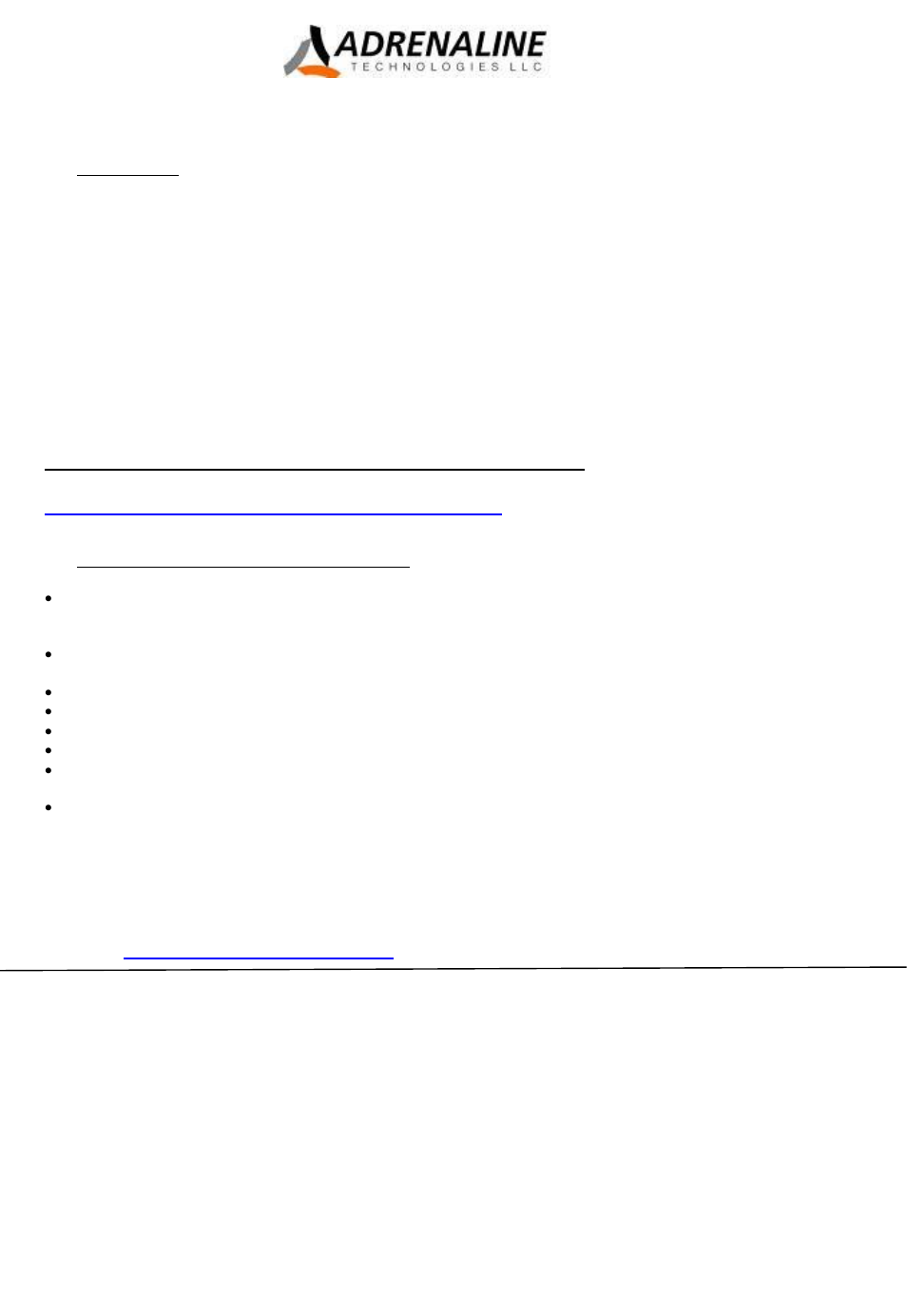 Adrenaline Technologies TURBO CHARGE TC1 User Manual | 1 page