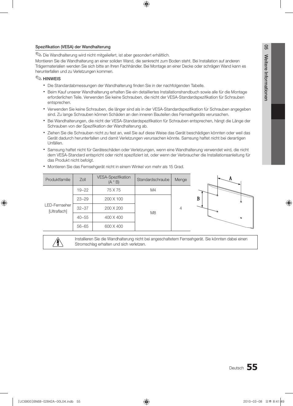 Samsung UE37C6820US User Manual | Page 117 / 249