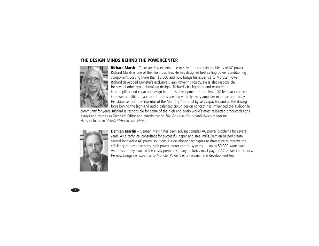 Monster Power Reference PowerCenter HTS 3600 User Manual | Page 11 / 48