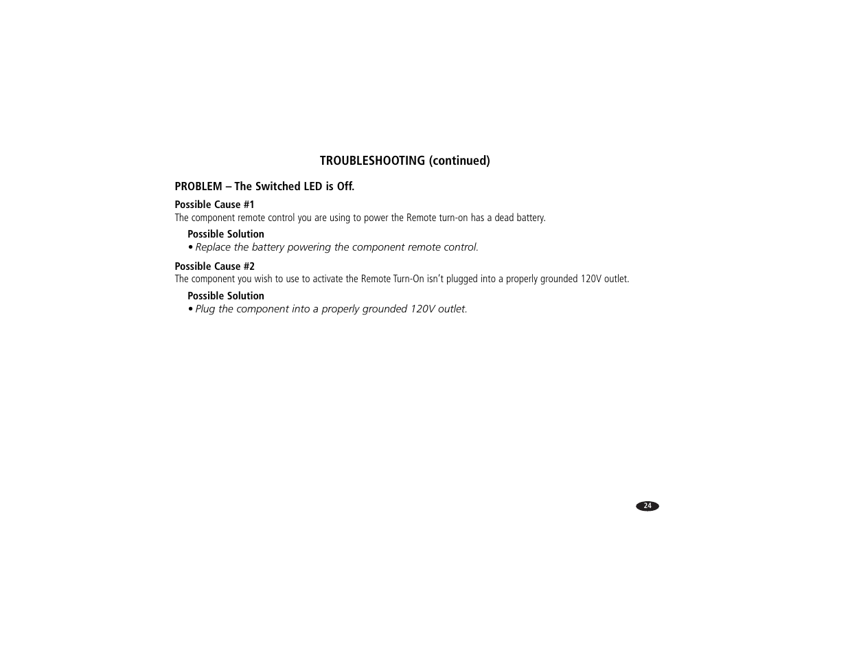 Monster Power Reference PowerCenter HTS 3600 User Manual | Page 32 / 48