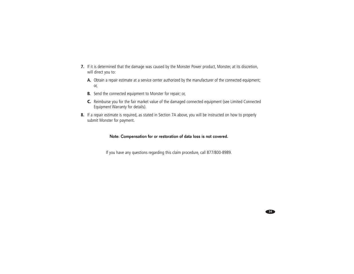 Monster Power Reference PowerCenter HTS 3600 User Manual | Page 42 / 48
