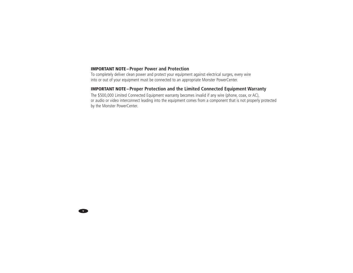 Monster Power Reference PowerCenter HTS 3600 User Manual | Page 7 / 48