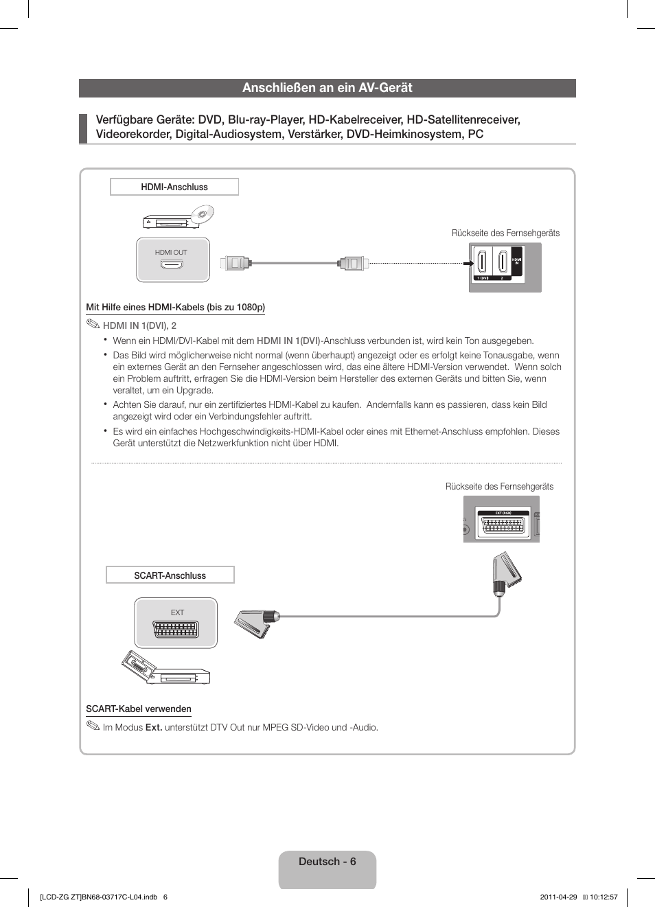 Samsung LE40D503F7W User Manual | Page 20 / 58
