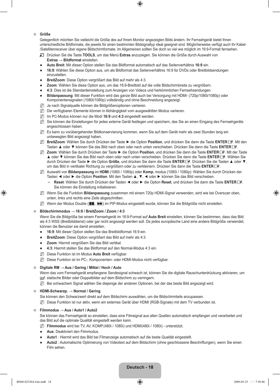 Samsung UE46B8090XW User Manual | Page 107 / 317