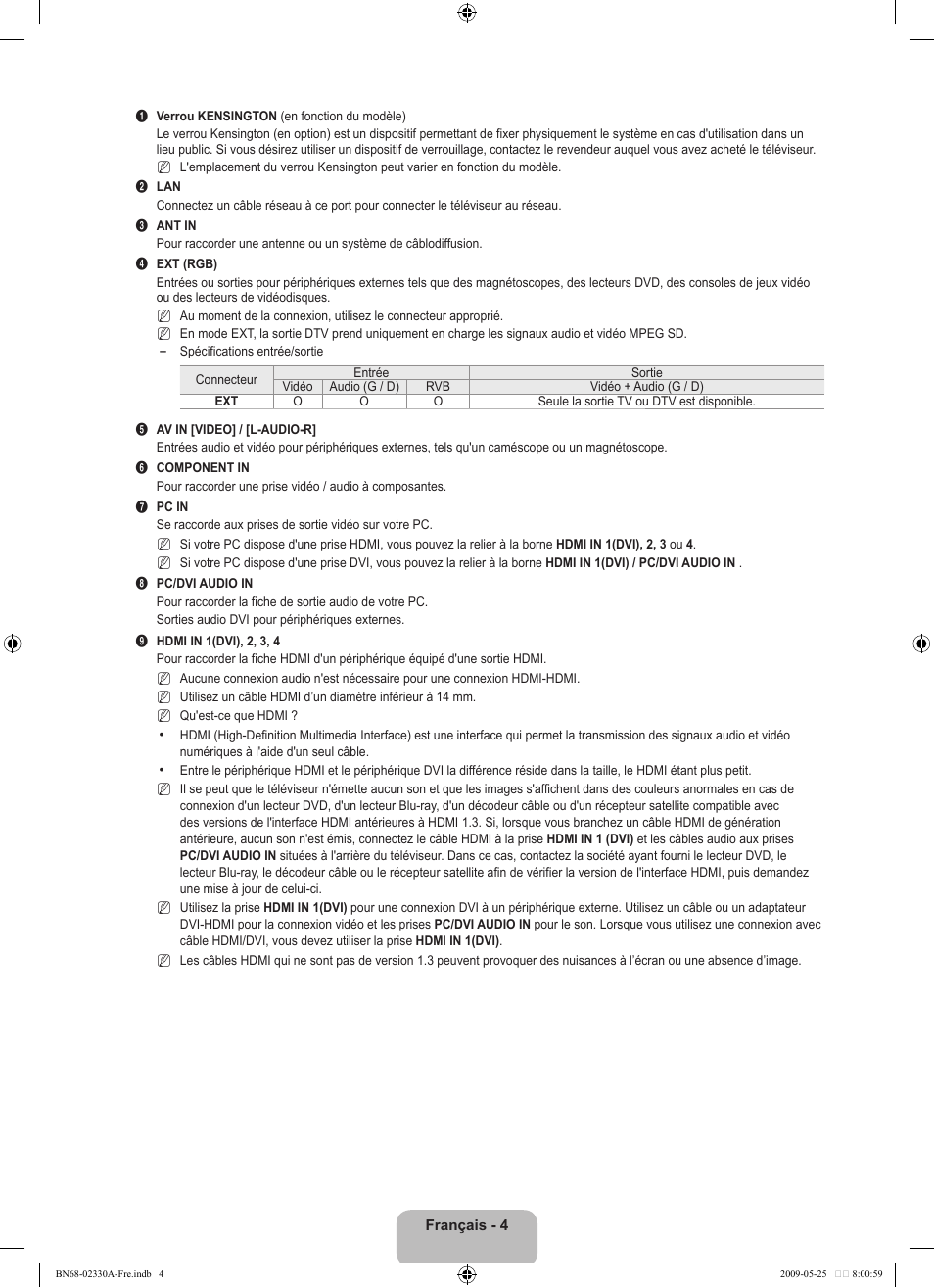 Samsung UE46B8090XW User Manual | Page 167 / 317