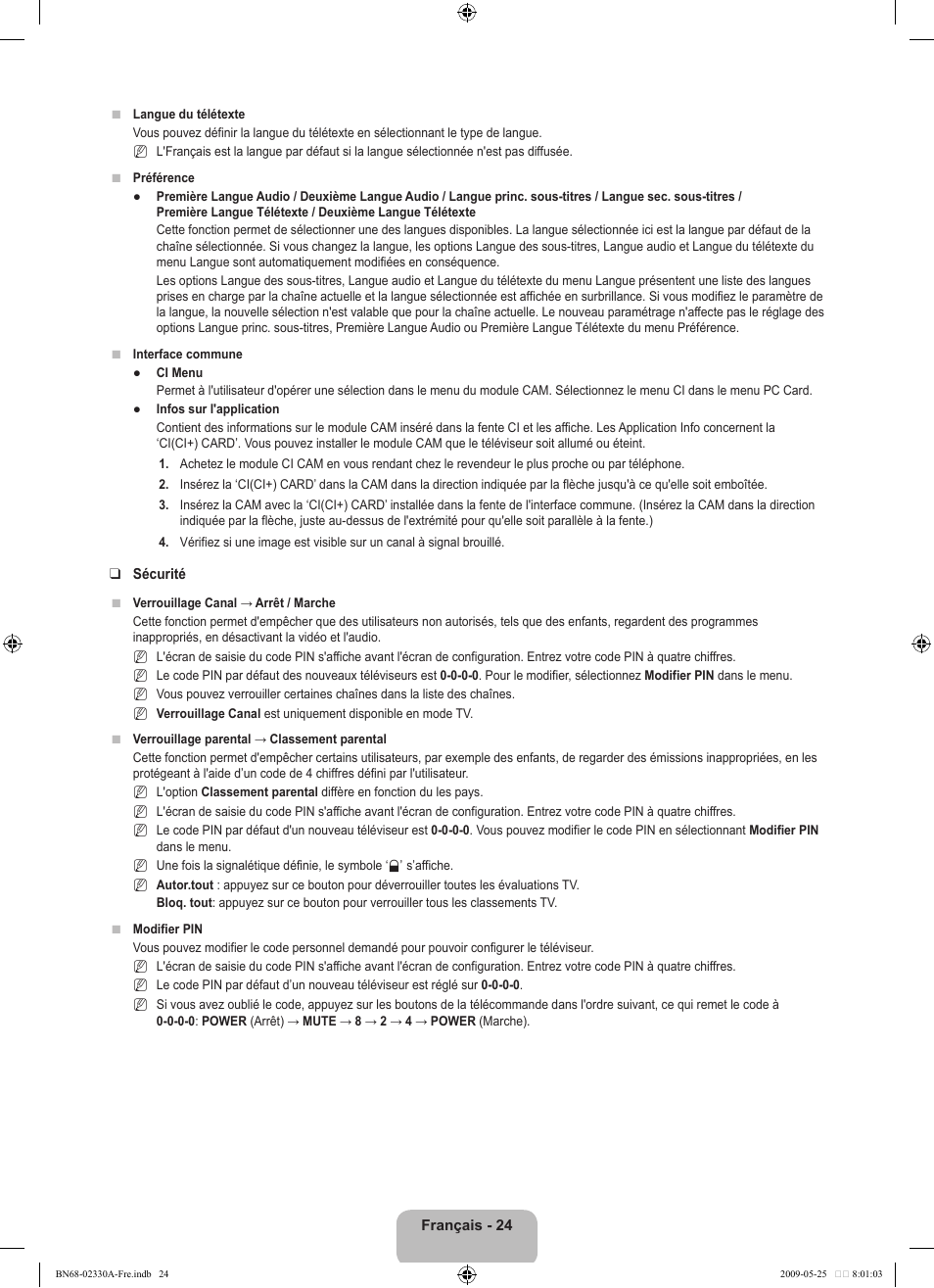 Samsung UE46B8090XW User Manual | Page 187 / 317