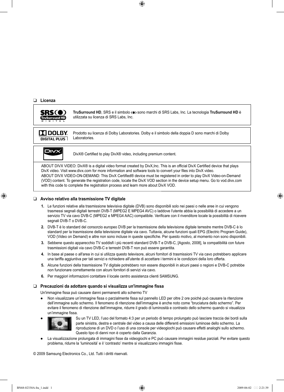 Samsung UE46B8090XW User Manual | Page 237 / 317
