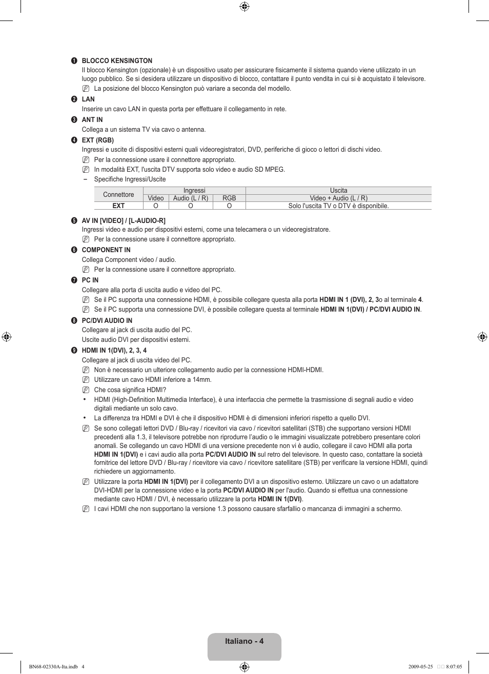 Samsung UE46B8090XW User Manual | Page 241 / 317