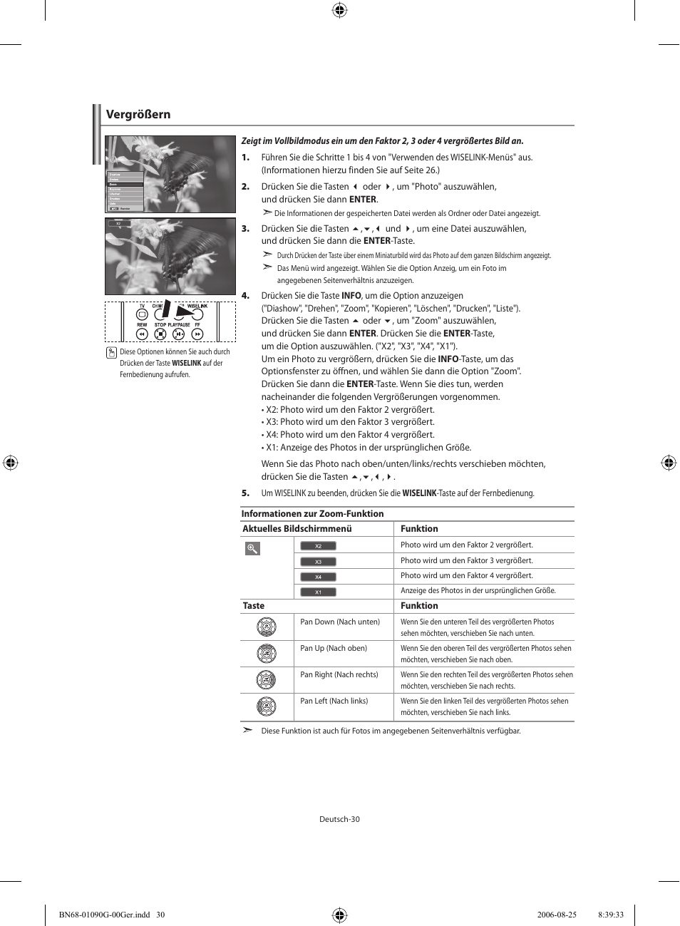 Vergrößern | Samsung LE40M71B User Manual | Page 122 / 320