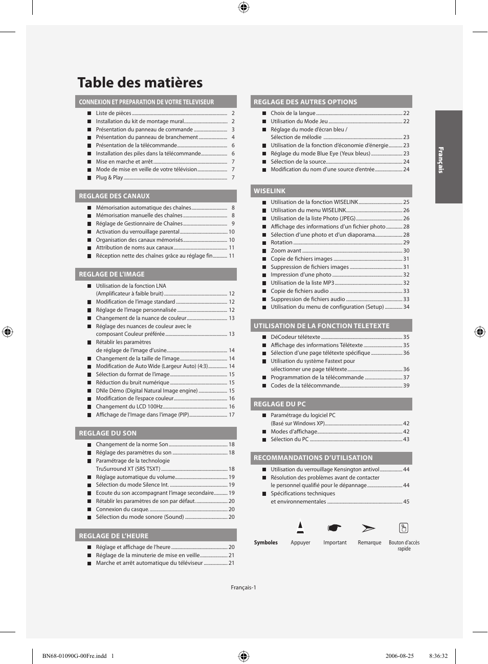Samsung LE40M71B User Manual | Page 48 / 320
