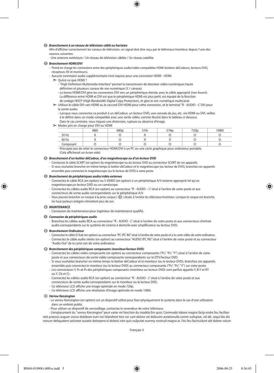 Samsung LE40M71B User Manual | Page 52 / 320